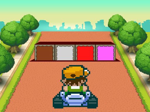Kart Stroop Challenge - browser game screenshot
