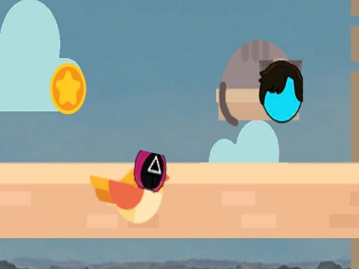 Squid Bird Jump 2D - browser game screenshot
