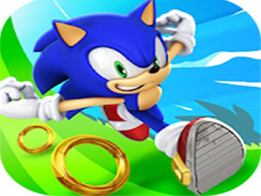 sonic run - browser game screenshot