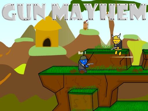 Gun Mayhem Original - browser game screenshot