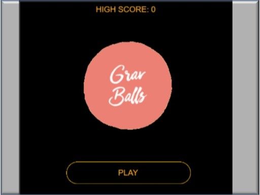 Grav Balls - browser game screenshot