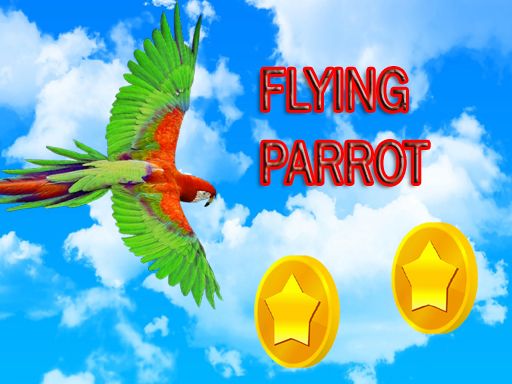 Flying Parrot - browser game screenshot