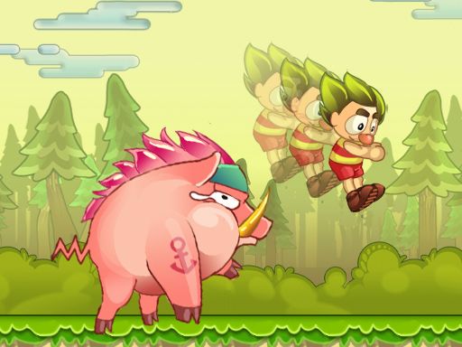 Super Bino Jump Adventure Jungle Game‏ - browser game screenshot