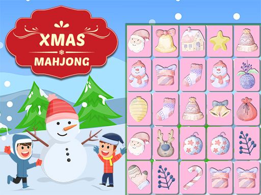 Xmas Mahjong - browser game screenshot