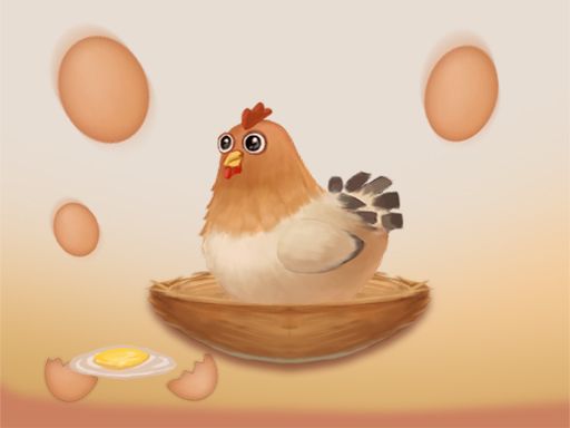 Egg Catcher - browser game screenshot