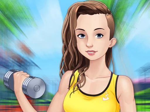 Fitness Girls Dress Up Game for Girl - browser game screenshot