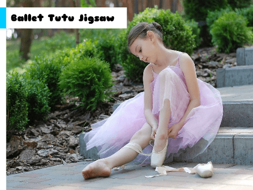 Ballet Tutu Jigsaw - browser game screenshot