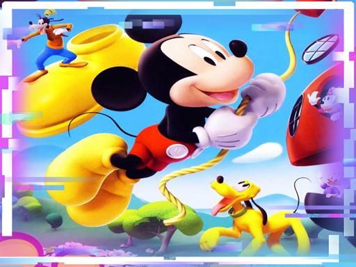 Mickey Mouse Match3 Puzzle Slide - browser game screenshot