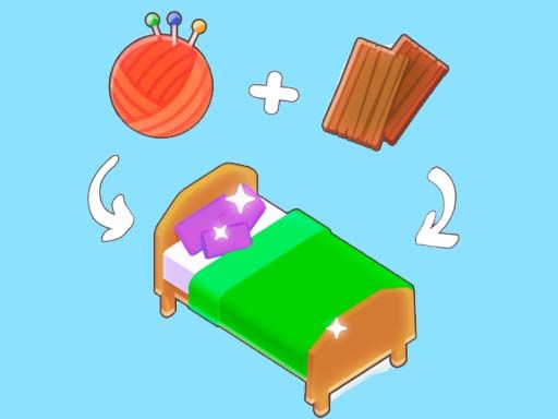 Merge Room - browser game screenshot