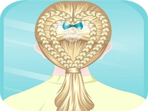 Super Braid Hairdresser HD - browser game screenshot