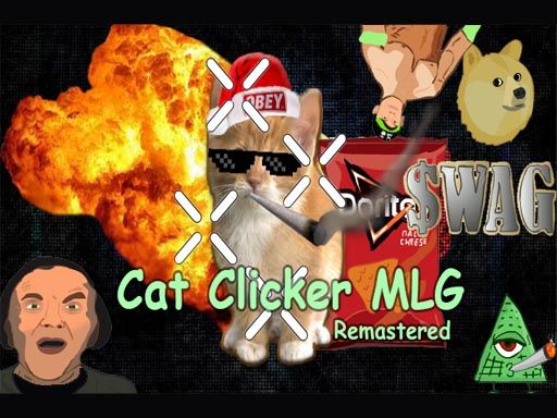 Cat Clicker MLG - browser game screenshot