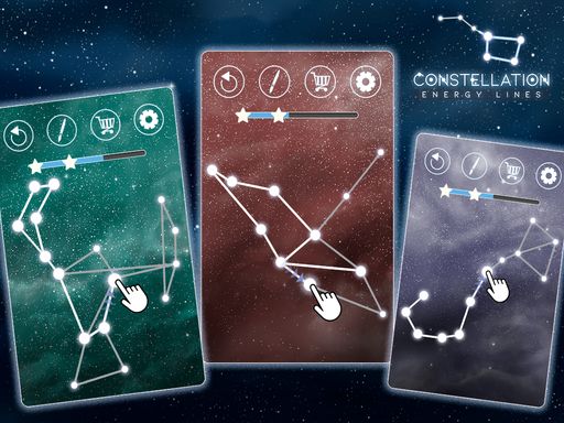Constellation Energy Lines - browser game screenshot