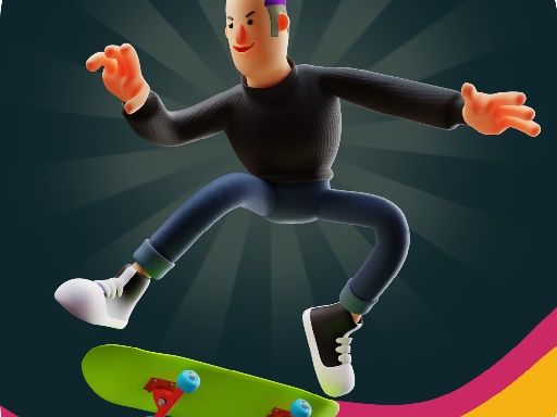 Longboard Crasher - browser game screenshot