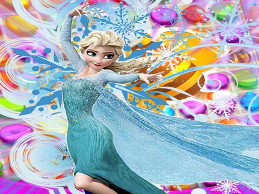 Elsa | Frozen Match 3 Puzzle - browser game screenshot