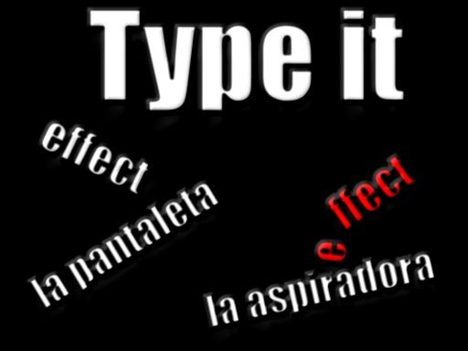 Type it - browser game screenshot