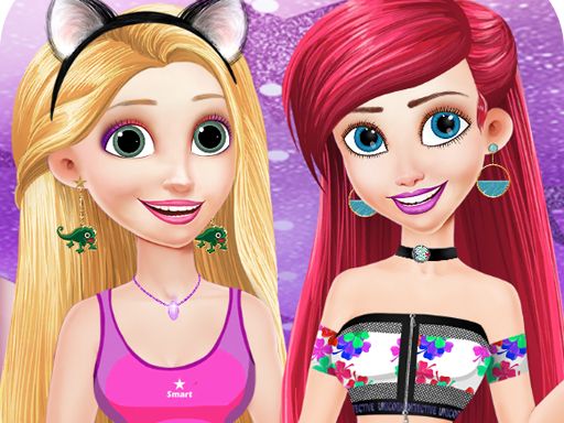Modern Princess Dress Up - browser game screenshot
