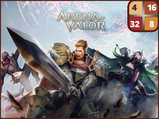 2048 Game - Arena of Valor - browser game screenshot