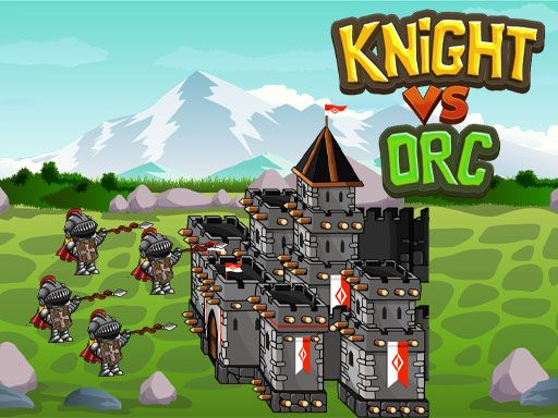Knight Vs Orce - browser game screenshot