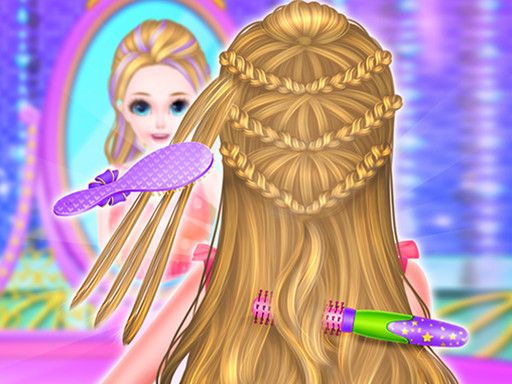 Princess Hair Spa Salon - browser game screenshot