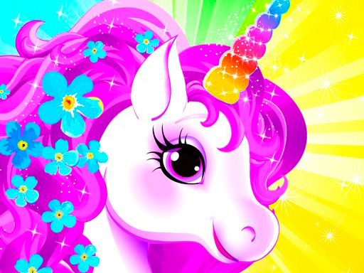 Unicorn Dress Up Girls - browser game screenshot