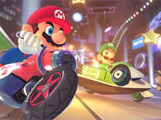 super mario motor circle - browser game screenshot