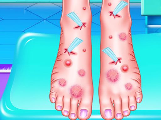 EMMA FOOT TREATMENT - browser game screenshot