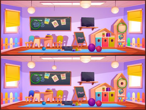 Spot The Differences - browser game screenshot