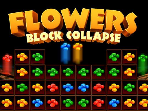 Flowers Blocks Collapse Flowers Blocks Collapse - browser game screenshot