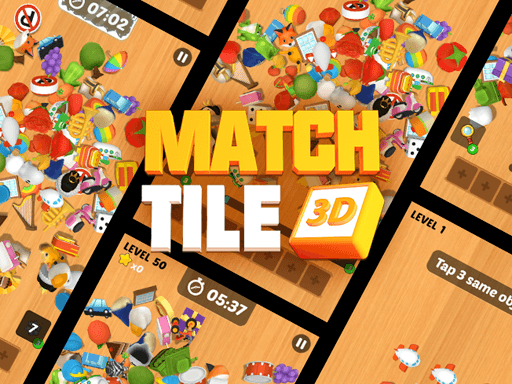 Match Tile 3D Match Tile 3D - browser game screenshot