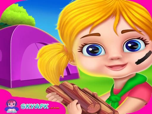 Kids camping : Camping Adventure Game - browser game screenshot
