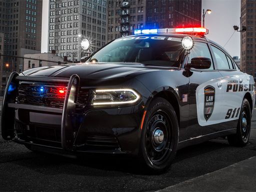 Police Cars Slide Police Cars Slide - browser game screenshot