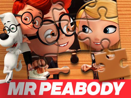 Mr Peabody and Sherman Jigsaw Puzzle - browser game screenshot