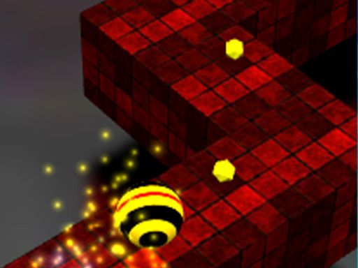 Neon Ball 3D - browser game screenshot
