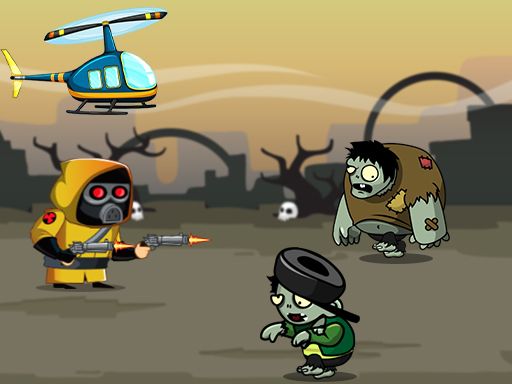Crazy Zombie Hunter - browser game screenshot