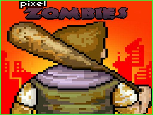 Pixel Zombies - browser game screenshot