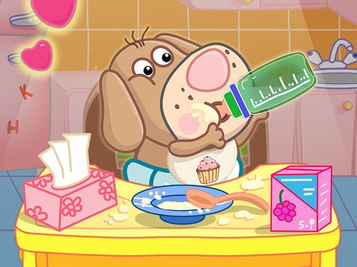 Hippo Baby Care Game - browser game screenshot