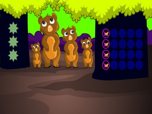 Bear Land Escape - browser game screenshot
