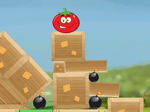 Roll Tomato - browser game screenshot