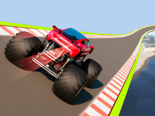 Monster Truck Sky Racing - browser game screenshot