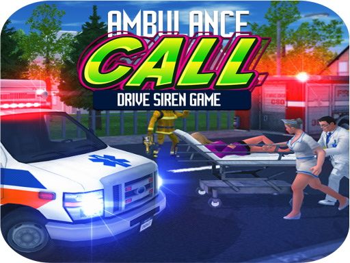 Ambulance Call Drive Siren Game - browser game screenshot
