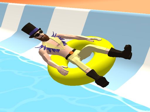 Aquapark.io Water Slide Park - browser game screenshot