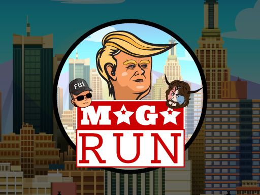 MAGA Run - browser game screenshot