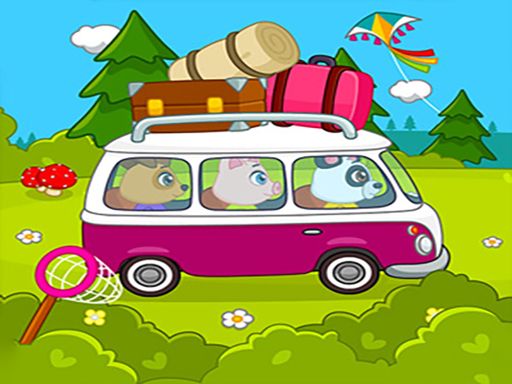 Kids Camping 2 - browser game screenshot