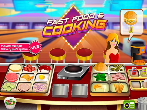 Fast Food Restaurant - browser game screenshot