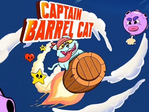 Captain Barrel Cat  - browser game screenshot