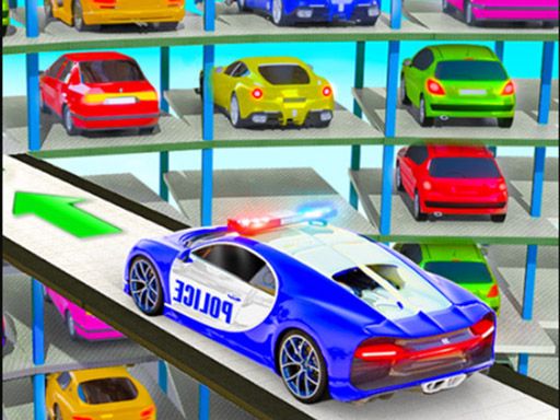 Police Multi Level Car Parking Games - browser game screenshot