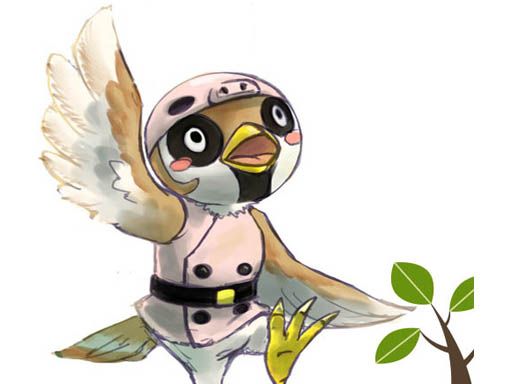 Sparrow Flappy - browser game screenshot