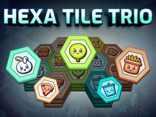 Hexa Tile Trio - browser game screenshot