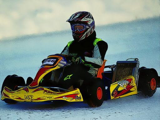 Kart Racing Jigsaw Kart Racing Jigsaw - browser game screenshot