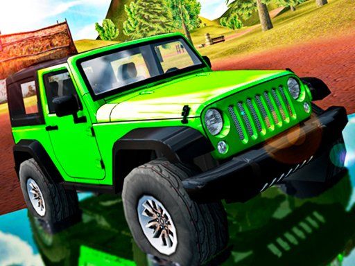4x4 car driving Simulator 3D - browser game screenshot